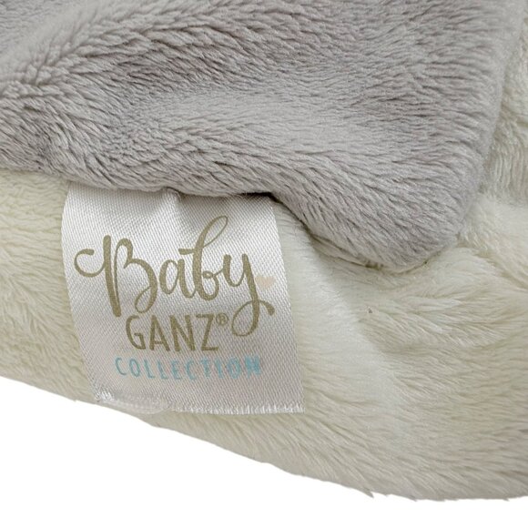 Baby Ganz Collection Elephant Lovey Baby Security Blanket 13"x13" Gray & White - Picture 6 of 6